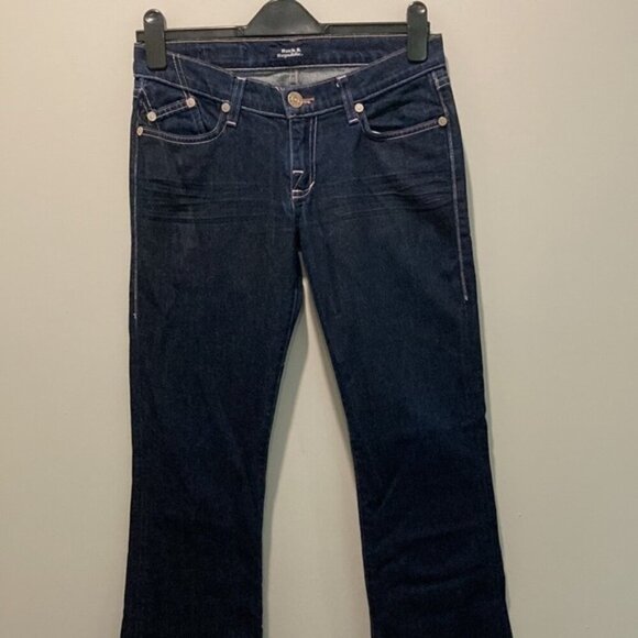 Rock and Republic Kasandra Dark Blue Flare Jeans 27/31 - Picture 10 of 13